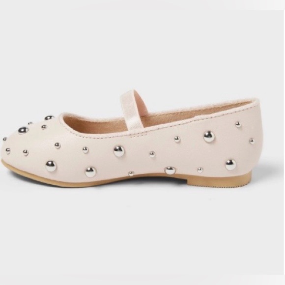 Cat & Jack Other - Toddler Heather Stud Ballet Flats - Cat & Jack™ Blush Size 10T new